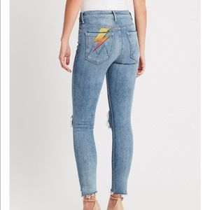 MOTHER DENIM THE STUNNER ANKLE STEP FRAY JEAN